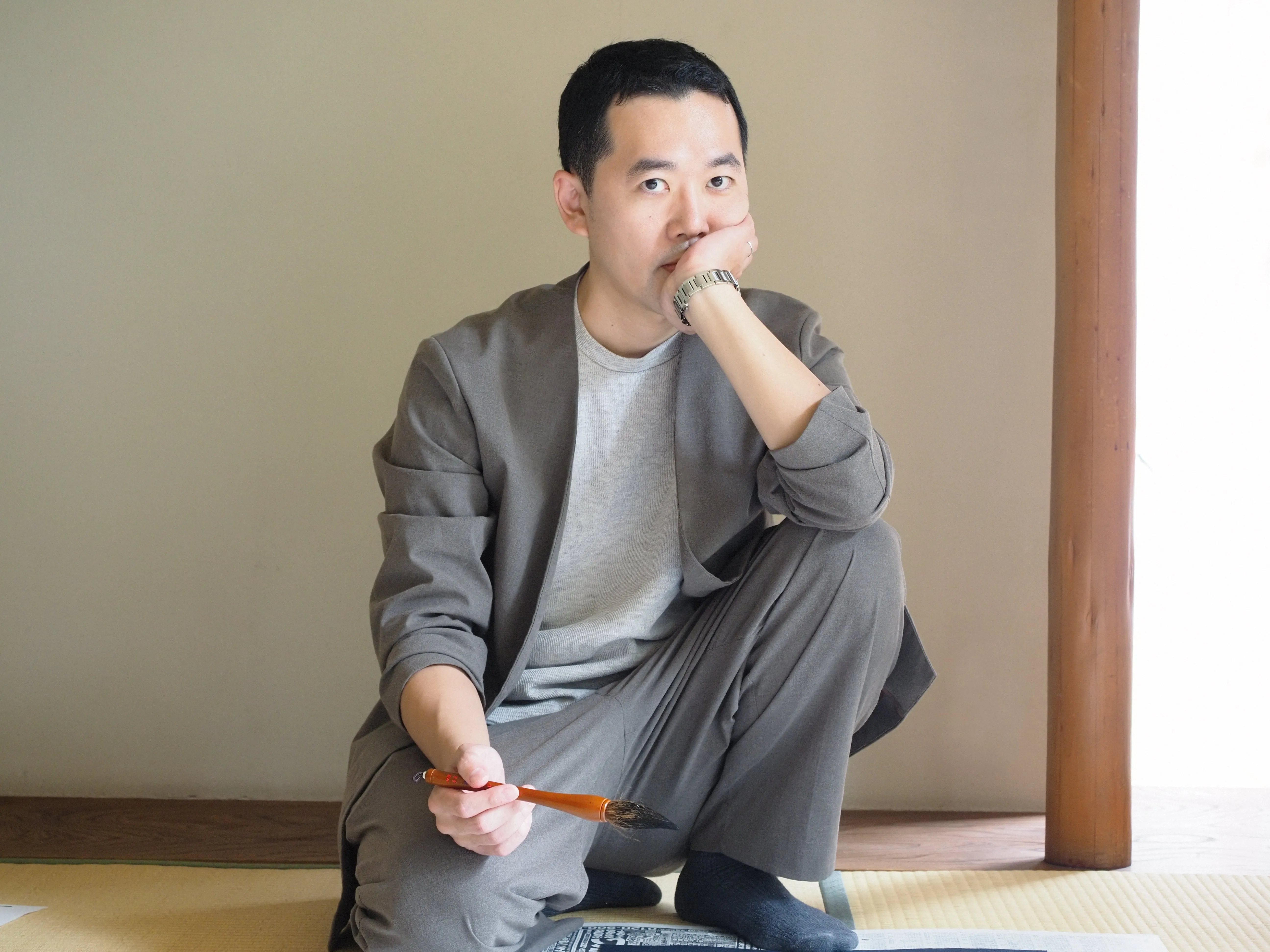 小すば書き初め座談会